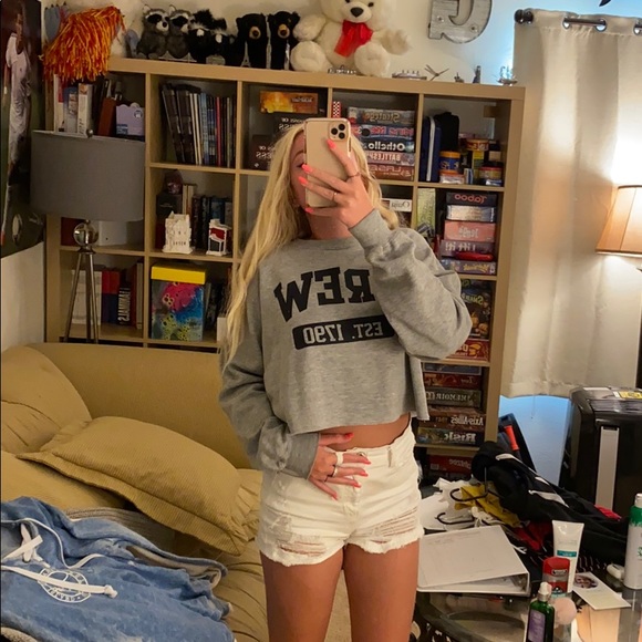 Brandy Melville cropped grey jacket - Picture 3 of 4